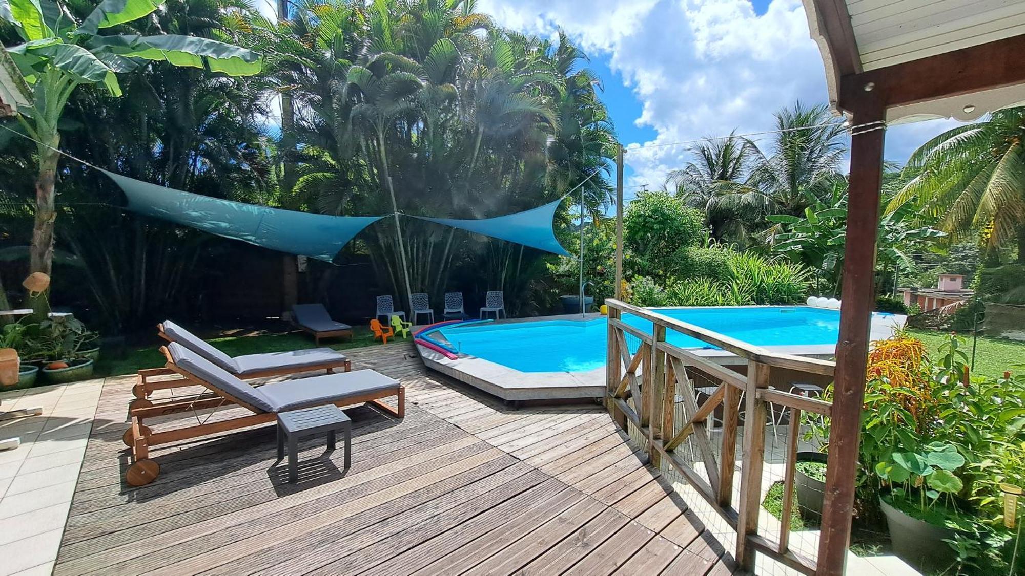Bed And Breakfast - Chez Nous Le Lamentin Bagian luar foto